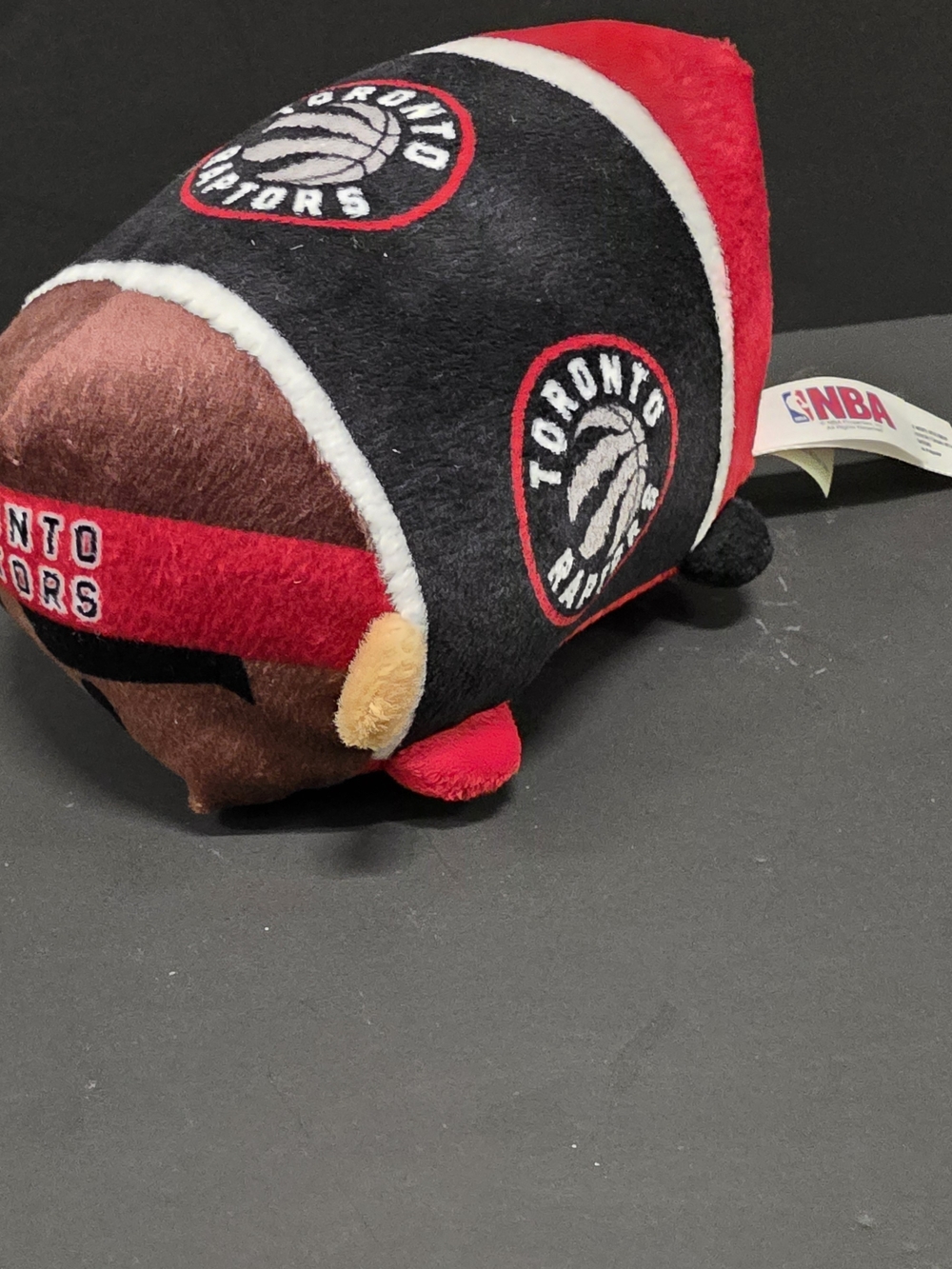 NBA Toronto Raptors Plush Accent - Black, Red, Brown